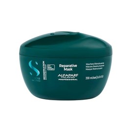 Alfaparf Milano Semi di Lino - Máscara reparadora de reconstrucción – Mascarilla para el cabello acondicionador profundo – Reparación de cabello dañado – Para cabello medio a grueso – Fórmula vegana (Nuevo Modelo)