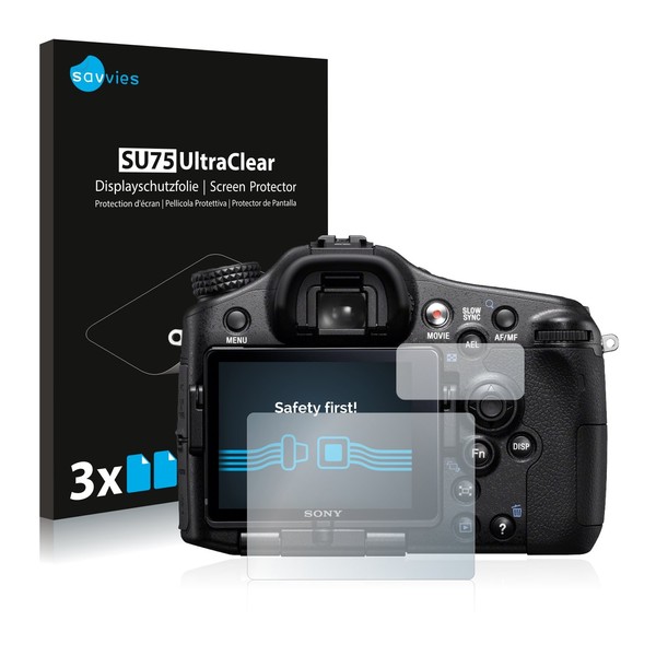 Savvies Screen Protectors for Sony Alpha 77 (SLT-77) Ultra Transparent