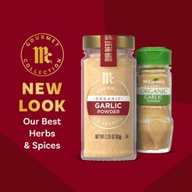 McCormick Gourmet Organic Garlic Powder, 2.25 Oz