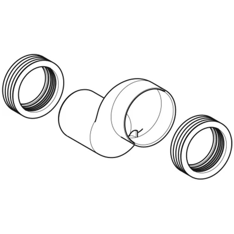 Geberit Set – Straight Connector Toilet Geberit Suspended, 3 cm