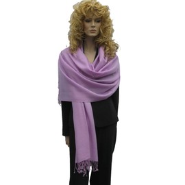 Silk-Scarf-Shawl-blanket-poncho-dress shawl-graduation stole-hair scarf-head wrap-mens scarf-keffiyeh-Pashmina-shrug-shemagh (Light Violet)