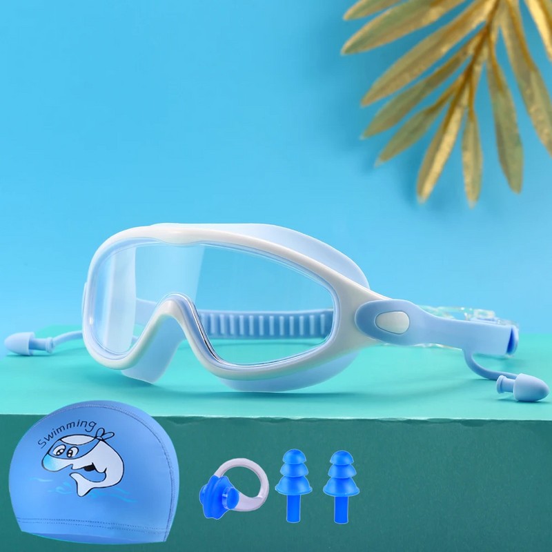 Kids Anti-Fog Swimming Goggles for Pool & Beach – Waterproof