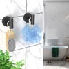 stusgo 4-Pack Black Towel Hooks, Towel Hook for Bathroom Wall