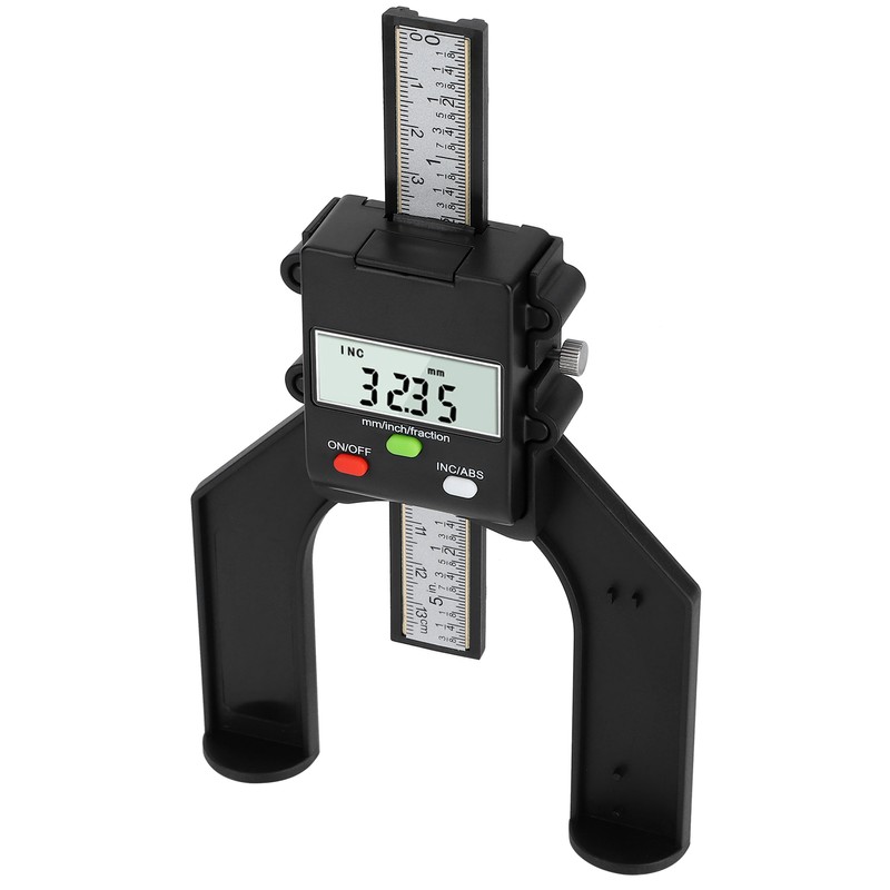 0‑80mm Professional Electronic Digital Depth Gauge DIY Woodworking Ruler Height