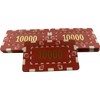 10 x Poker Casino Numbered Plastic Chip Plaques 74 x