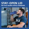 28oz & 17oz Protein Shaker Bottles with Blending Ball-Blue