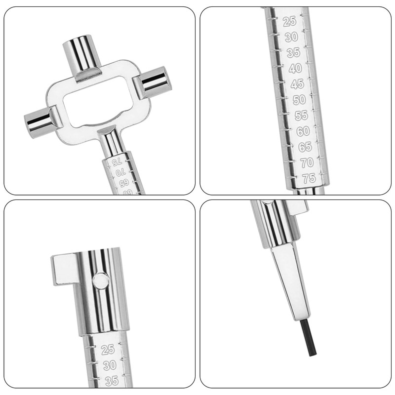 GFUEIGJ 2 pieces universal construction key, control cabinet key, door