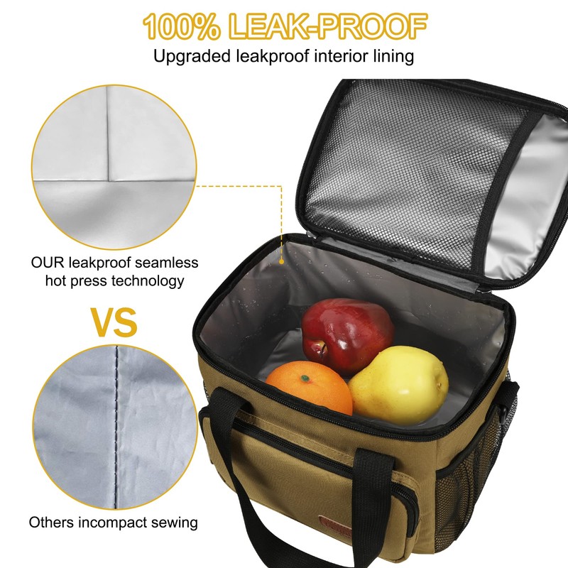 Femuar Lunch Bags for Women/Men, Insulated Bag Work Office School