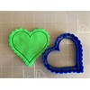 Cortador de galletas de corazón festoneado (3.5 pulgadas)