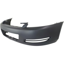 OKOVO 1pc Front Primed Plastic Bumper Cover Without License Plate Cut-Out for Chevy for Impala SS 2006-2009 & LS/LT/LTZ 2006-2013 for Impala Limited LS/LT/LTZ 2014-2016 GM1000763 9606269