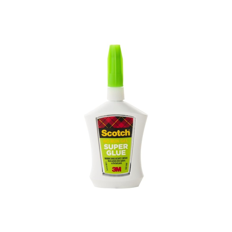Scotch Super Glue Gel, 4-Pack of Single-Use Tubes, .017 oz
