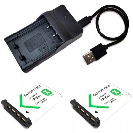 For Sony Battery / USB Charger For NP-BX1 Sony DSC-RX100 II DSC-RX100M2 DSC-RX100 III US - 1x Battery + 1x Charger