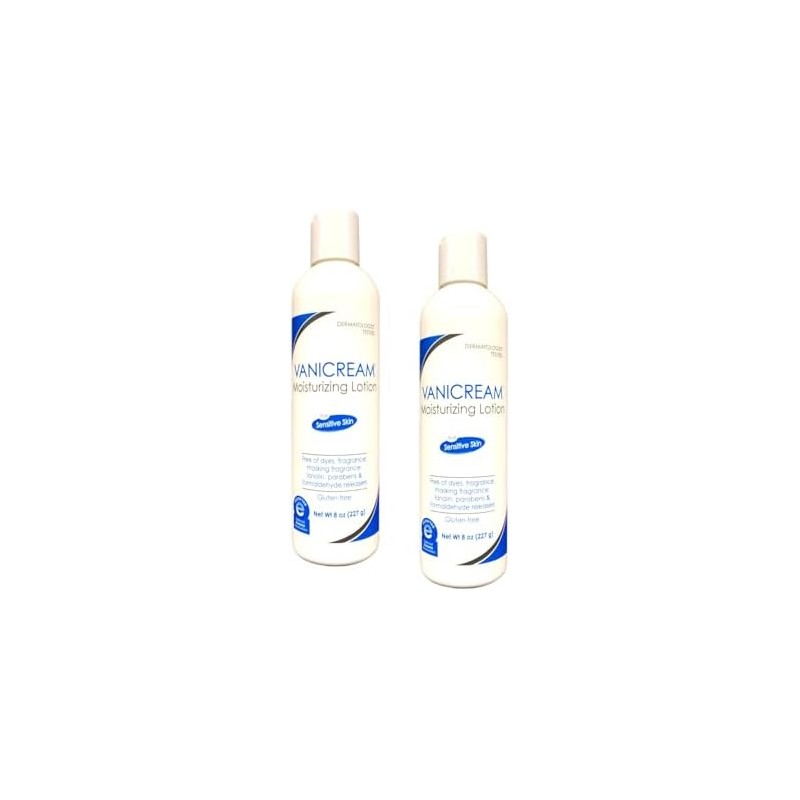 Vanicream Lite Lotion, 8 Ounce 8 oz (Pack of 2)