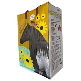 Trader Joe's Maryland Reusable Grocery Shopping Bag; State Themed Design: Blue Crab, Cheseapeake Watermen, Assateague Wild Horse...