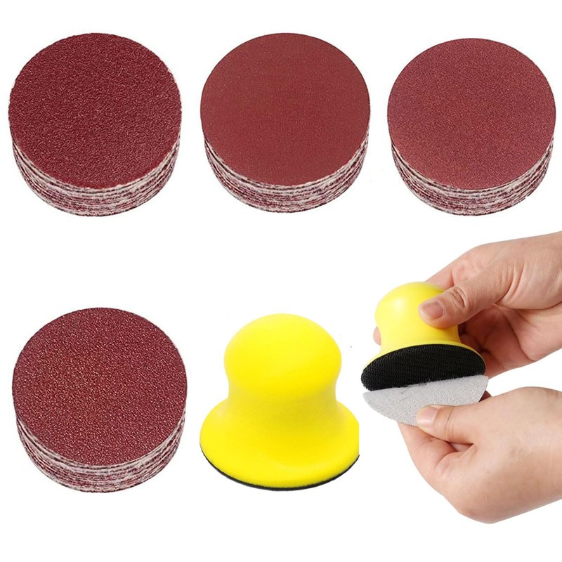 Pack of 20 Wet Dry Sanding Blocks - Round Hook