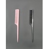 Basic Fine-Tooth Hair Comb Black 50ea