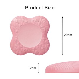 YWY Yoga Knee Pads 2 PCS - Yoga Accessories and Props for Women/Men Cushions Knees and Elbows for Fitness, Travel, Meditation, Kneeling, Balance, Floor, Pilates Pink