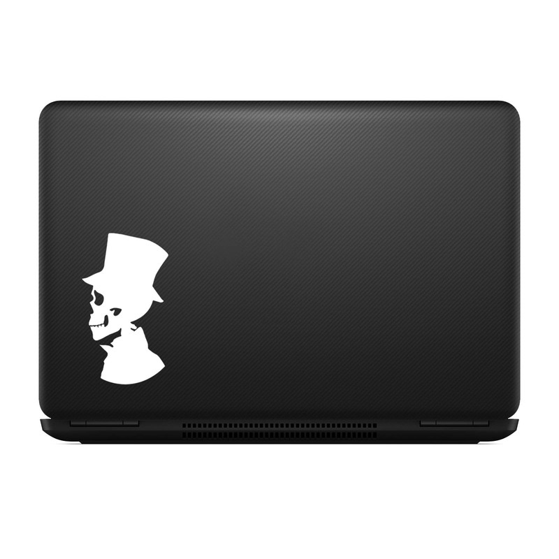 Bargain Max Decals Victorian Man Skull Sticker Decal Notebook Car