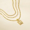 KissYan Gold Layered Necklace Set for Womens, 14K Gold Plated