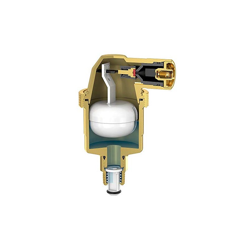 Flamco Flexvent Super Automatic Bleed Valve, Float Valve G1/2 Inch