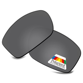 Bwake Replacement Lenses for Arnette Corner Man AN4216 Sunglasses POLARIZED,Dark Black