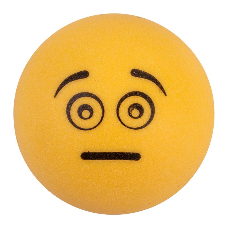 STIGA 6 Pack Emoji Ping Pong Balls - 40mm ITTF