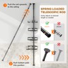 Miaicci Corner Shower Caddy Tension Pole, 4 Tier Adjustable No