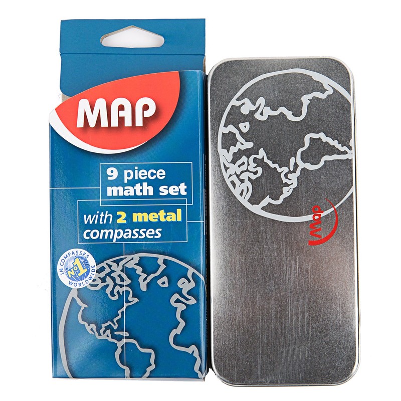 High Quality 11-Pieces Compass & Geometry Kit Math Set for