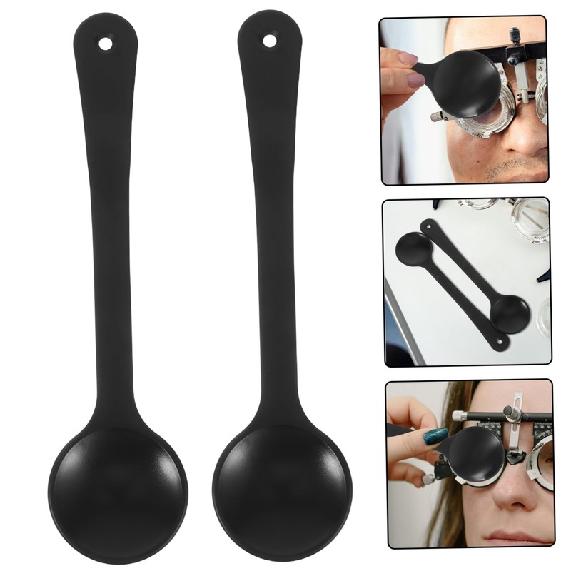 Gatuida 2pcs Lightweight Plastic Vision Testing Cover for Accurate Optometry