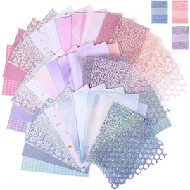 DIY Craft Scrapbooking Paper Textured Papers, Scrapbook Paper Set, 45 Sheets Handmade Textured Paper Scrapbook Paper Set, Handmade Scrapbook Paper Mesh Papers Handmade Paper for Scrapbook Supplies