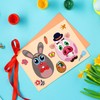 SmilinFit 24 Sheet Easter Stickers for Kids Toddlers, Easter Basket