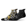 Sox Footwear Leopard Black and Leopard White Combo Pack Tab