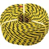 TRUSCO Sign Rope with 3 Run 10.0 mm Yellow/Black