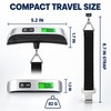 2-Pack Portable Digital Luggage Scales with LCD Display, 110 lb/50