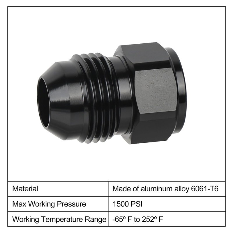 EVIL ENERGY 6AN Female to 8AN Male Flare Reducer Expander