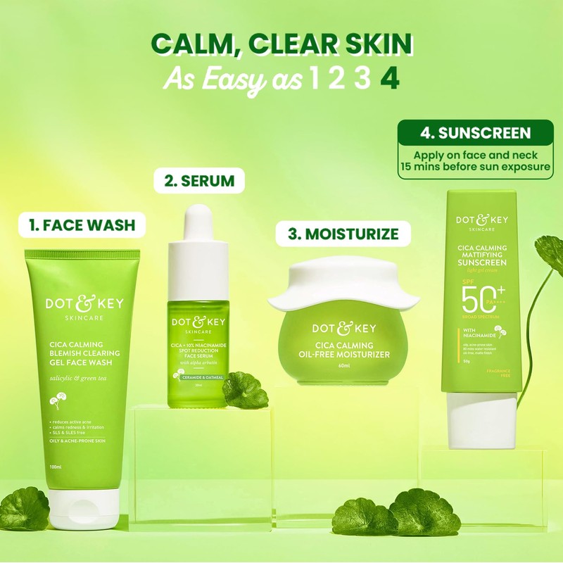Dot & Key CICA Calming Mattifying Sunscreen SPF 50 PA++++