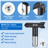 Zhengmy 12 Pcs Airless Paint Sprayer Tips Reversible Spray Tips