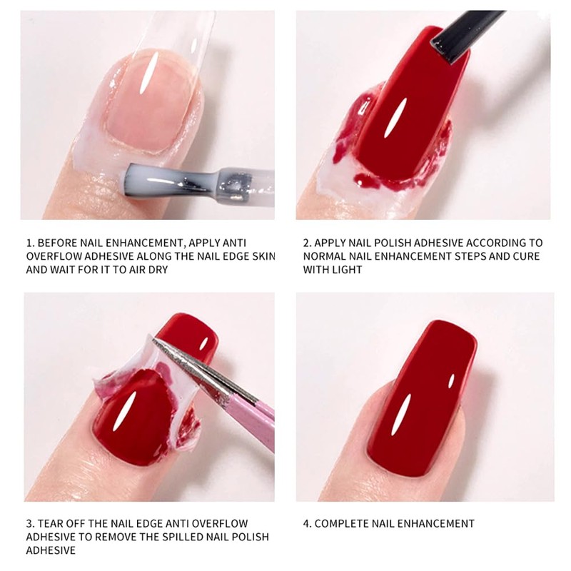Gel Nail Gel Remover Protector That Creates A Barrier Effective
