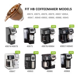 NA 2-Pack Single Serve Ground coffee Brew Basket for Hamiltion FlexBrew Coffee
