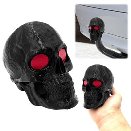 SPHERETRON Towing Hitch Cover Towing Hitch Cover Funny Fun Skull Mask Towing Hitch Cap Skull Mask Towing Hitch Car Trimming For Trailer