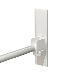 Towa Sangyo Laundry Drying Rod Holder Magnet Bathroom Magnetic SQ Bathroom Wall Rod Holder Set of 2 White Approx. 2.3 x 2.4 x 10.0 inches (5.9 x 6 x 25.5 cm), Bathroom Dryer, Rust Free, Bathroom Dryer