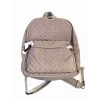 Victoria's Secret Nylon V-quilt studs City Backpack Gray NWT