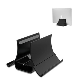 YdseozOA Vertical Gravity Notebook Stand Adjustable Notebook Stand with Automatic Width Reduction Gaming Laptop Stand for All Laptop Models (Black)