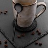 GRÄWE Provence Coffee Spoons, Black, Pack of 6, Dishwasher Safe,