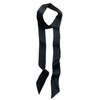 GUZOSJO Solid Color Long Neckerchief Pure Skinny Scarf Necktie Handbag