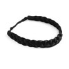 Diadema trenzada de 3 hebras, trenzada, clásica, gruesa, elástica, para