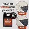 Liquid Rubber Pre-Mixed Mulch Glue - Long Lasting Bond for
