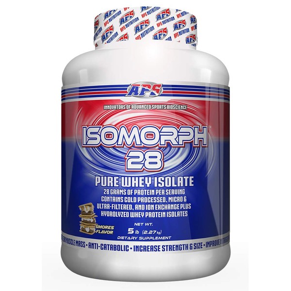 APS Nutrition Isomorph Protein Powder Supplement | Whey Protein Isolate | Ultra- Filtered | 28g Protein | S'Mores, 5 Pound (Pack of 1)