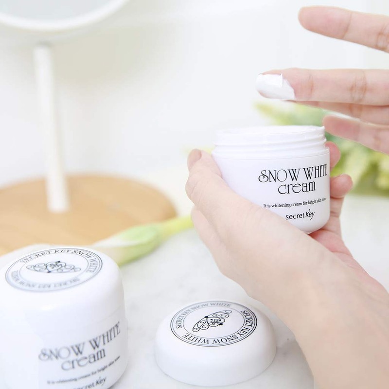 SECRET KEY Brightening Snow White Cream for Natural Radiance and