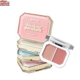 ALTERNATIVE STEREO Blushing Pendant 2colors & Case Set 3items, Color1:V16 Rose Tea Choux